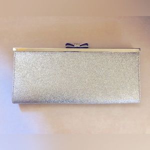 INC Carolyn Glitter Clutch